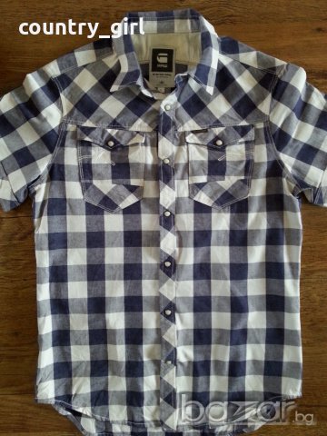 g-star arc 3d slim shirt - страхотна мъжка риза, снимка 4 - Ризи - 21196088