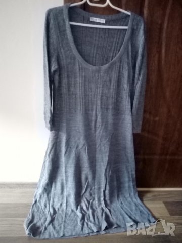 Сива рокля Kenvelo размер L, снимка 1 - Рокли - 24043881