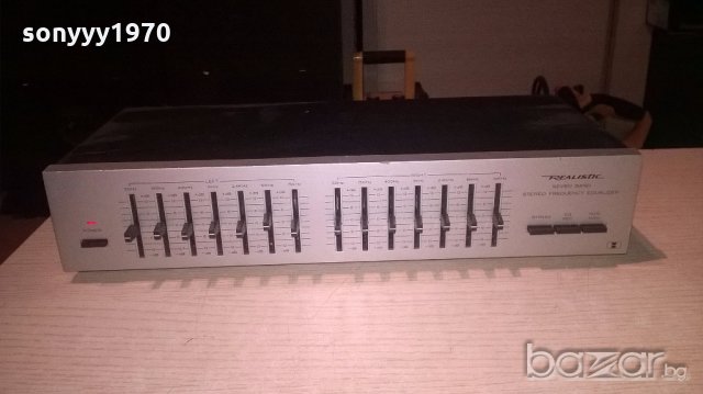 realistic stereo equalizer-внос франция, снимка 5 - Ресийвъри, усилватели, смесителни пултове - 19992291