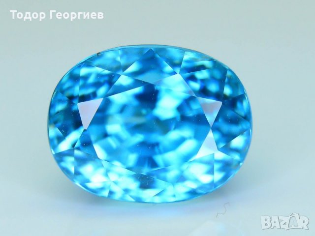 Син Циркон 6.63 карата., снимка 2 - Други - 24998975