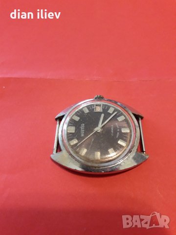 Стар механичен часовник-Восток , снимка 4 - Антикварни и старинни предмети - 25299341