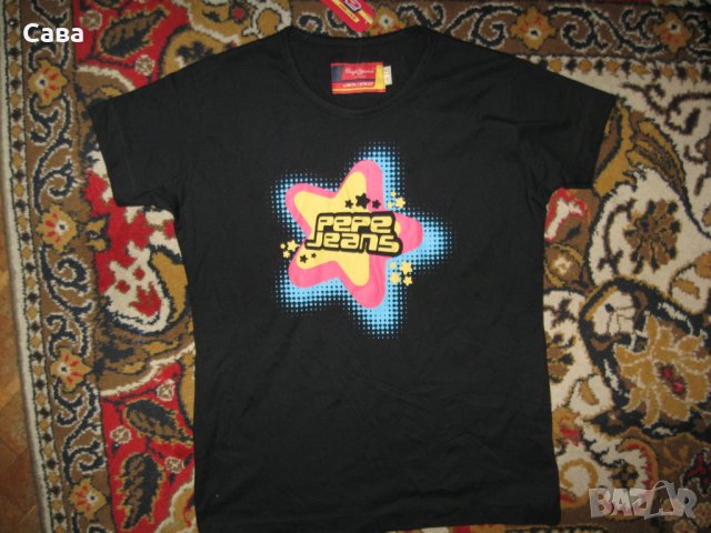 Тениска PEPE JEANS   дамска,М-Л, снимка 2 - Тениски - 25344911