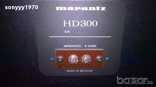 Marantz hd300 made in belgium-8ohms-51/26/20СМ-внос швеицария, снимка 11 - Ресийвъри, усилватели, смесителни пултове - 12856441