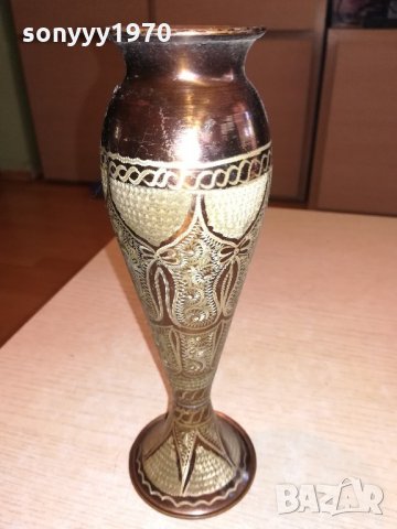 красива ваза-мед/месинг-внос швеицария, снимка 9 - Колекции - 21615289