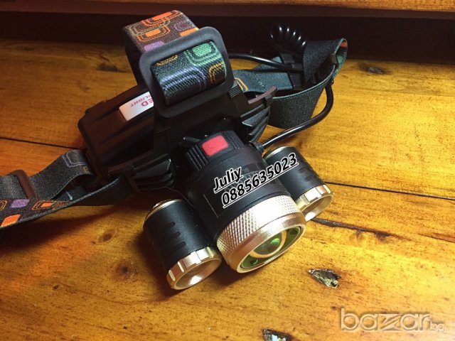 Мощен троен челник / модел Т19 /, снимка 2 - Къмпинг осветление - 17786665