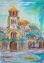 Картина " Храм Св. Александър Невски ", снимка 1 - Картини - 21938310