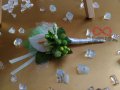 Сватбена бутониера за ревер Кала грийн, снимка 1 - Кетъринг - 17266695
