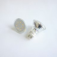 Лампа луничка LED енергоспестяваща тип JDR с цокъл Gu10 220V 3W, снимка 1 - Лампи за таван - 17441075