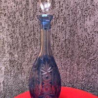 Масивна кристална бутилка-гарафа за алкохол