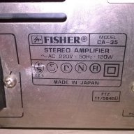 fisher ca-35 amplifier-made in japan-внос швеицария, снимка 8 - Ресийвъри, усилватели, смесителни пултове - 14274829