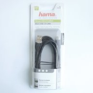 Кабел с високо качество HAMA USB-А(м)/MICRO USB(м) 1,8m, снимка 1 - Кабели и адаптери - 17442440