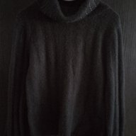 пухкав  черен  пуловер, снимка 3 - Блузи с дълъг ръкав и пуловери - 17128070