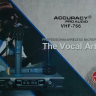 Безжичен микрофон Accuracy VHF-766, снимка 1 - Микрофони - 17671873