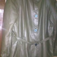 Дамски шлифер от естествена кожа, снимка 3 - Палта, манта - 21093189