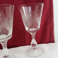  кристални чаши за вино ракия уиски коняк , снимка 12 - Чаши - 20115055