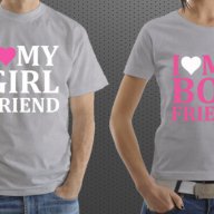 За ВЛЮБЕНИ! Дизайнерски LOVE BOY / GIRL тениски ! Поръчай модел с ТВОЯ ИДЕЯ или ДИЗАЙН!, снимка 3 - Тениски - 15649595