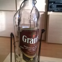 grants-4.5l-голяма бутилка от уиски-празна-55х20х20см, снимка 3 - Други - 24630757