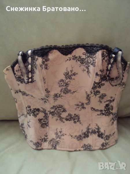 Луксозен корсет от сатен на Palmers, снимка 1