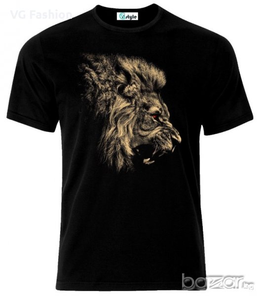 Мъжка тениска Beautiful Lion Art, снимка 1