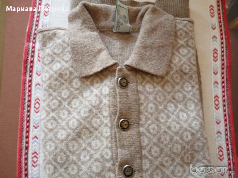Мъжки комплект - пуловер и жилетка, снимка 1