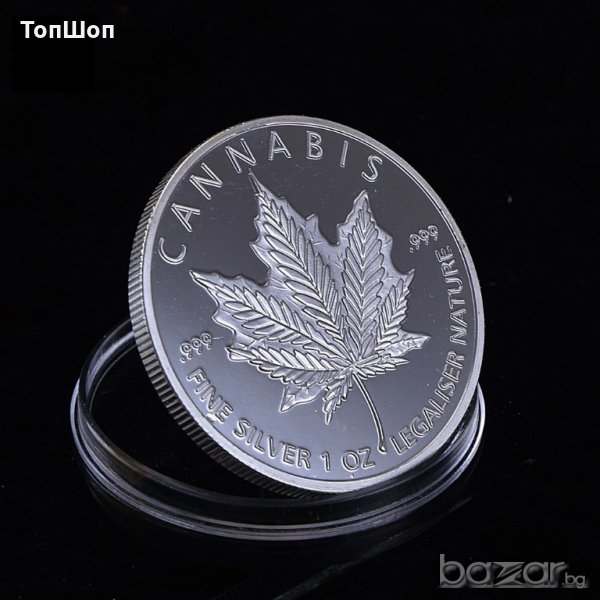 Канабис Монета - Cannabis coin, снимка 1