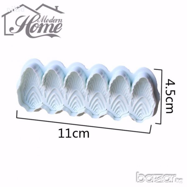 орнамент резец борд пластмасов с бутало и релеф украса декорация тесто торта фондан шоколад и др., снимка 1