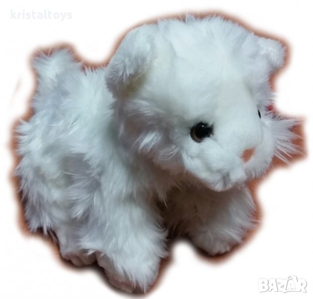 Детска плюшена играчка Коте бяло, снимка 1