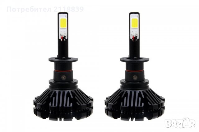 LED Светодиоднни Крушки NSSC за фар от серия HEADLIGHT CX Н1 6-18V 1кт.  LED, снимка 1 - Аксесоари и консумативи - 23439053