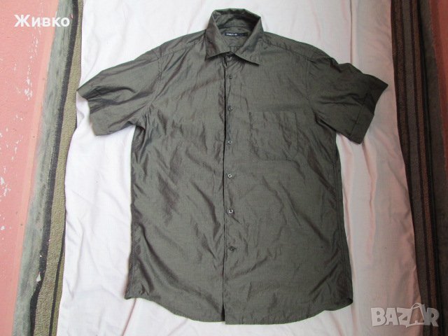 CERRUTI 1881 мъжка риза къс ръкав размер М., снимка 1 - Ризи - 21885032