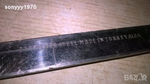 ПОРЪЧАН-stainlnless steel-made in turkey alba-57см-сабя-внос швеция, снимка 13 - Колекции - 23431853