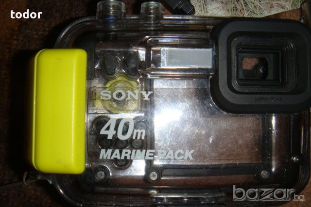 3х фотоапарат Sony T-1 + подводен калъф, снимка 2 - Фотоапарати - 15294361