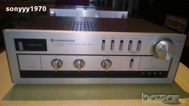  kenwood ka-300 stereo amplifier-made in singapore-внос швеицария, снимка 2 - Ресийвъри, усилватели, смесителни пултове - 9223474