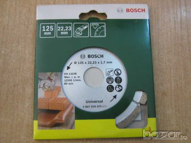 Диск за рязане"BOSCH/ф125х22,23х1,7мм/"на тухли,бетон и др.