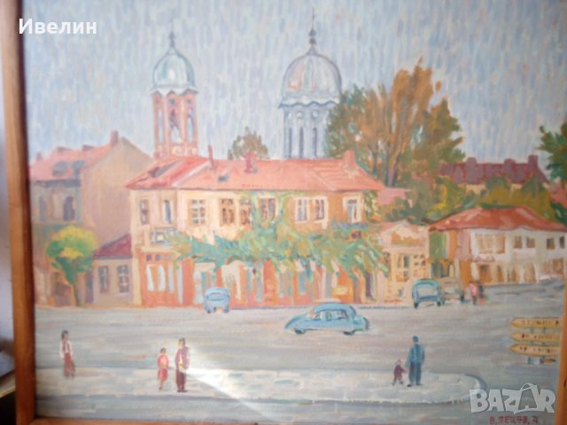 картина-градски пейзаж, снимка 2 - Картини - 22811951