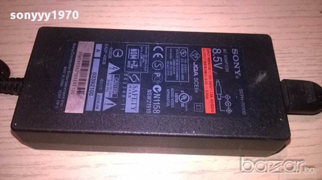 Sony scph-70100 ps2-ac adaptor 8.5v-внос швеицария, снимка 1 - PlayStation конзоли - 13227123