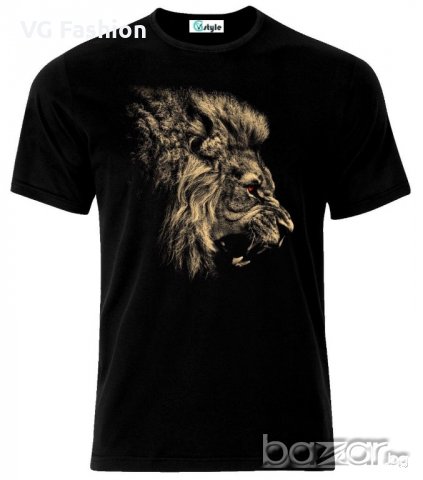 Мъжка тениска Beautiful Lion Art, снимка 1