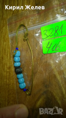 Стара игла брошка -154 бронз фиба, снимка 2 - Колекции - 23970638