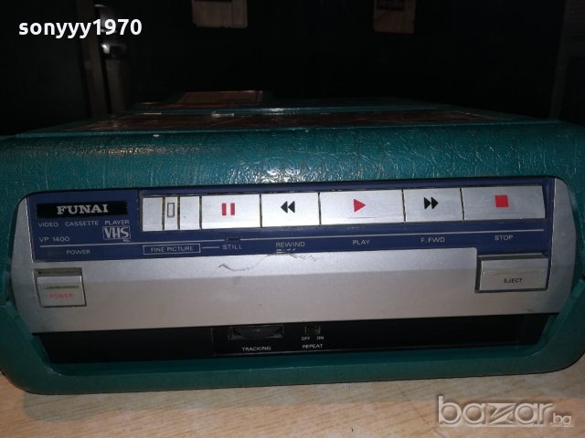 funai-made in japan-ретро видео с куфар-внос швеицария, снимка 16 - Плейъри, домашно кино, прожектори - 21237914