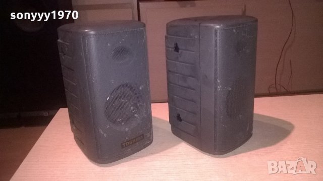 toshiba suround speaker-внос швеицария-21х14х12см, снимка 2 - Тонколони - 22004087