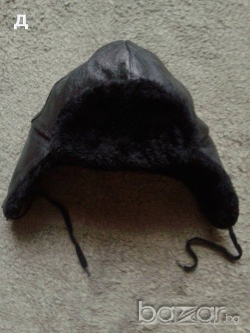 Фирмена  шапка  от естествена кожа, снимка 4 - Шапки - 16459299