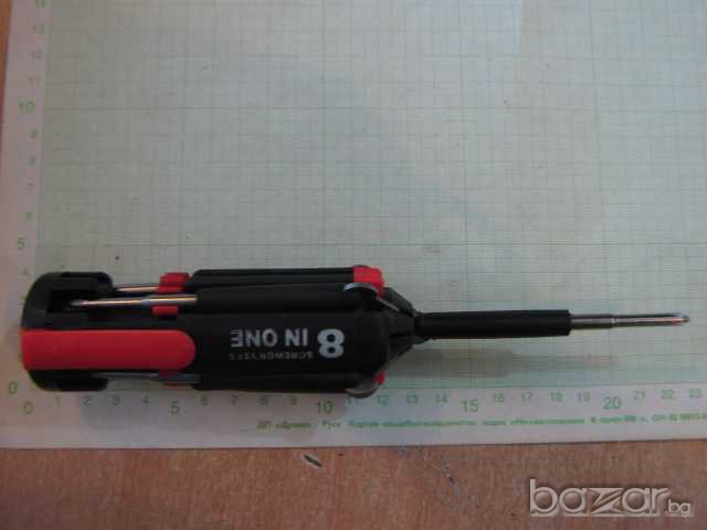 Комплект сгъваем с отвертки и с осветление - нов, снимка 3 - Отвертки - 7911734