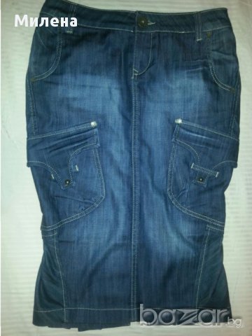 Пола от дънков плат 28 размер