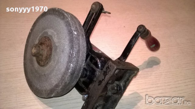 METABO-антика-Metabo-germany-ретро шмиргел-ръчен-20/20см, снимка 9 - Антикварни и старинни предмети - 15451751