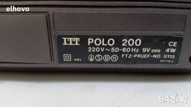 Радио ITT Polo 200, снимка 2 - Радиокасетофони, транзистори - 25968807