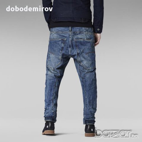 Нови дънки G-Star Type C Loose Mens Tapered Jeans in Block Wash оригинал, снимка 1 - Дънки - 12833897