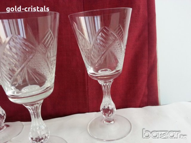  кристални чаши за вино ракия уиски коняк , снимка 12 - Чаши - 20115055