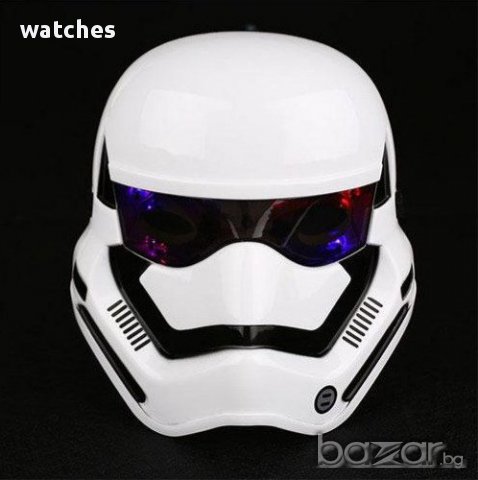 Маска светеща Storm Trooper Star Wars, снимка 6 - Рисуване и оцветяване - 17126006
