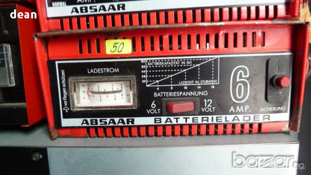 Зарядни за акумулатори 6/12 волта, снимка 4 - Аксесоари и консумативи - 16772753