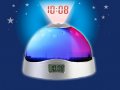 LED часовник-лампа прожектиращ звезди, снимка 1 - Лед осветление - 16851192
