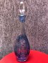 Масивна кристална бутилка-гарафа за алкохол, снимка 1 - Сервизи - 18631217